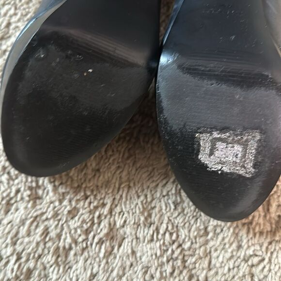 Nine West Black Closed Toe High Heel Size 9.5 - Picture 8 of 8